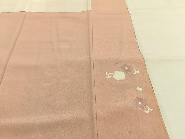 平和屋着物●訪問着 友禅 駒刺繍 道長花文 金彩 正絹 逸品 AABG4492fy