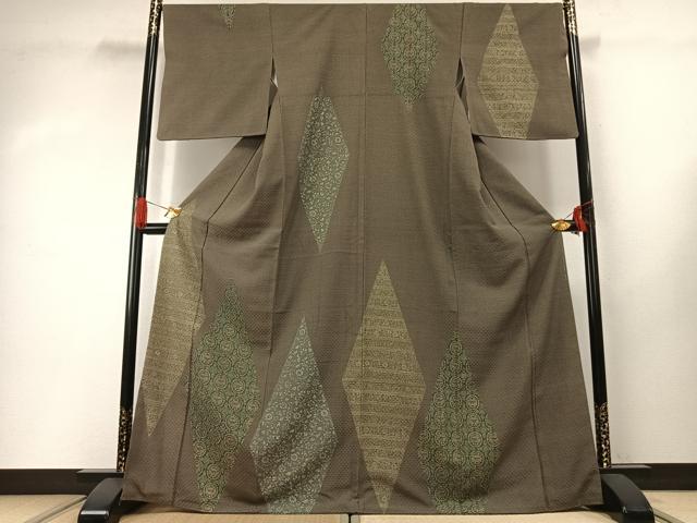 平和屋着物●訪問着 正倉院文様 金彩 正絹 逸品 AABG4506fy