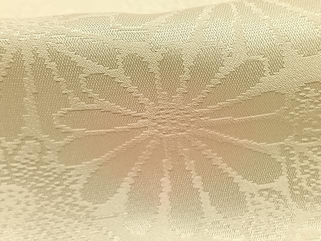 平和屋着物●振袖用長襦袢 無双仕立て 舞花地紋 暈し染め 半衿刺繍 正絹 逸品 AABG4555fy