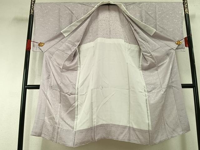 平和屋着物●長襦袢 無双仕立て 四神地紋 鴇鼠色 正絹 逸品 AABG4564fy