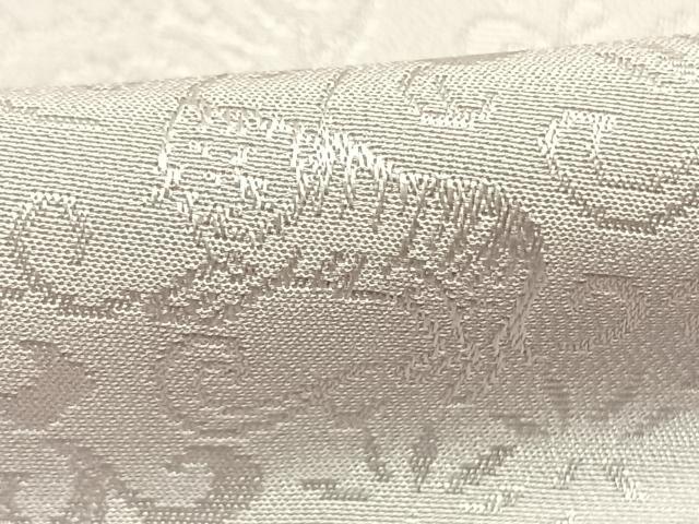 平和屋着物●長襦袢 無双仕立て 四神地紋 鴇鼠色 正絹 逸品 AABG4564fy