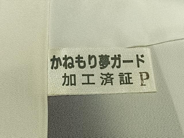 平和屋着物●上質な小紋 杢目地紋 正絹 逸品 未使用 AABG4607fy