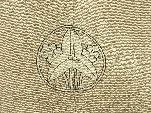 平和屋着物●訪問着 駒刺繍 巻物 暈し染め 金彩 正絹 逸品 AABG4611fy