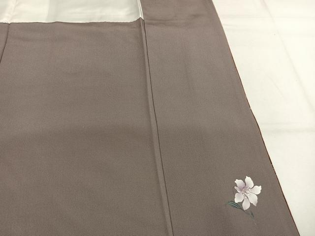 平和屋着物●訪問着 草花文 暈し染め 金彩 正絹 逸品 AABG4615fy