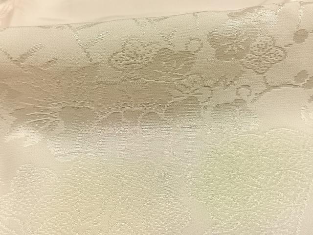 平和屋着物●振袖用長襦袢 袷 扇面花地紋 暈し染め 半衿刺繍 正絹 逸品 AABG4650fy