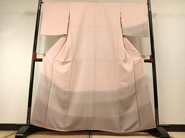 平和屋着物●訪問着 霞文 暈し染め 正絹 逸品 AABG4678fy
