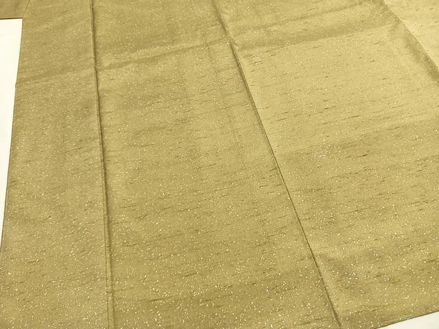 平和屋着物●石川県指定無形文化財 牛首紬 白山工房 手織り 霞文 正絹 逸品 未使用 AABG4695fy