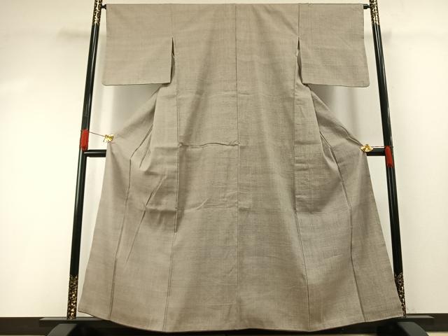 平和屋着物●本場結城紬 重要無形文化財 80亀甲 総詰め 正絹 逸品 AABG4710fy