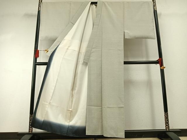 平和屋着物●男性 本塩沢 アンサンブル 110亀甲 総詰め 正絹 逸品 AABG4717fy