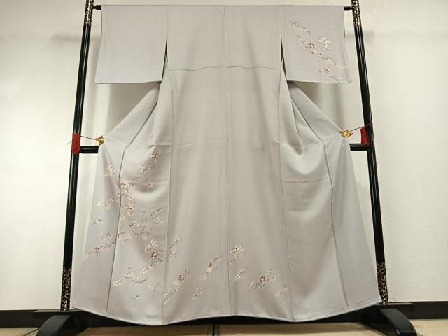 平和屋着物●訪問着 花鳥文 正絹 逸品 AABG4756fy