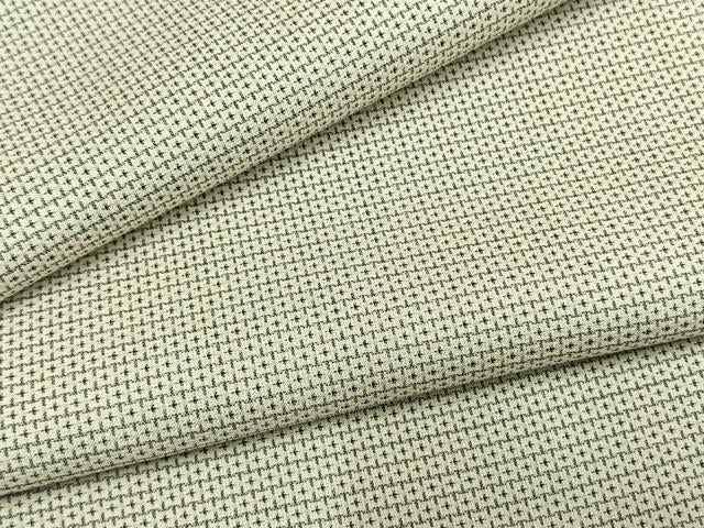 平和屋着物●上質な紬 亀甲柄 正絹 逸品 AABG4760fy