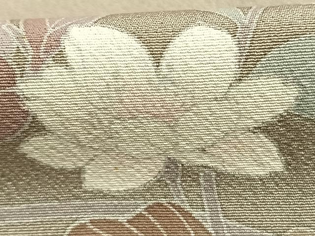 平和屋着物●訪問着 友禅 作家物 枝花文 暈し染め 正絹 逸品 AABG4763fy