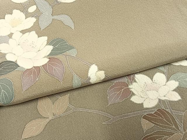 平和屋着物●訪問着 友禅 作家物 枝花文 暈し染め 正絹 逸品 AABG4763fy