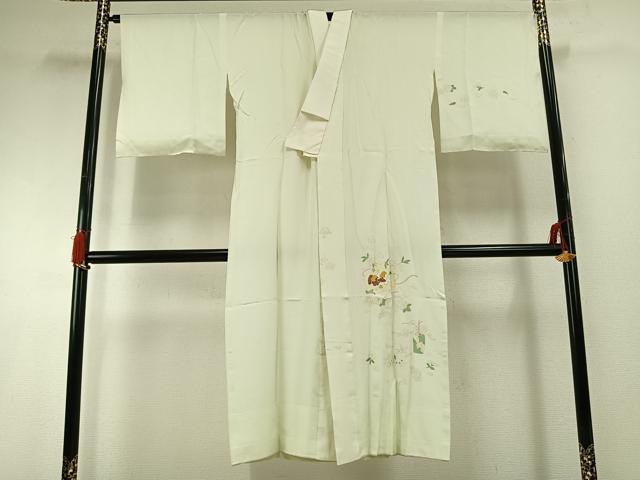 平和屋着物●長襦袢 単衣 絵馬 お守り 金彩 高島屋扱い 正絹 逸品 AABG4775fy