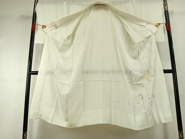 平和屋着物●長襦袢 単衣 絵馬 お守り 金彩 高島屋扱い 正絹 逸品 AABG4775fy