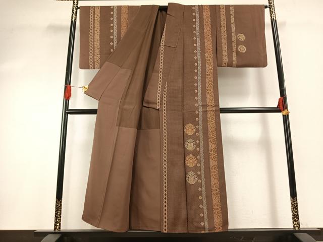 平和屋着物●訪問着 中国三大刺繍 汕頭刺繍 スワトウ刺繍 相良刺繍 総刺繍 吉祥花間道 金糸 正絹 逸品 AABG4789fy