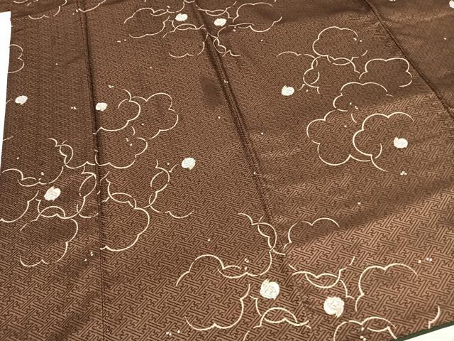 平和屋着物●上質な小紋 後ろ向き兎 正絹 逸品 AABG4794fy
