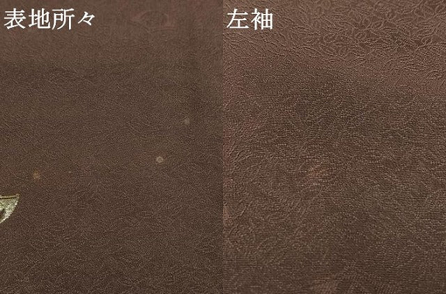 平和屋着物●国際的伝統工芸作家 十二代・藤林徳扇 苑寿 小紋 総刺繍 扇面文 金銀糸 正絹 逸品 AABG4804fy