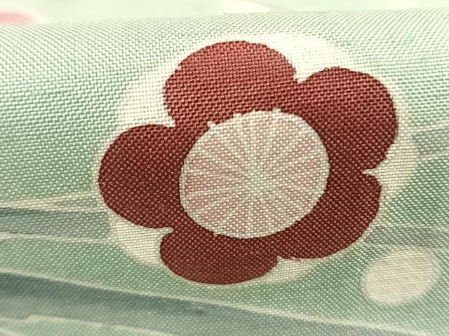 平和屋着物●田中勇吉 訪問着 紬地 枝梅文 正絹 逸品 AABG4809fy