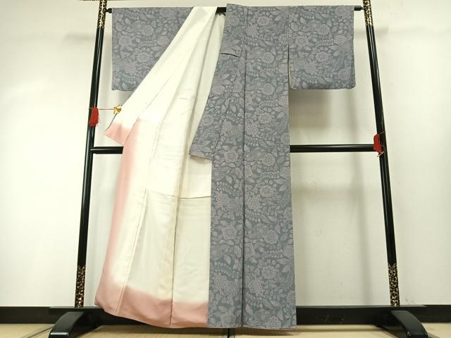 平和屋着物●小紋師 関明光 江戸小紋 辻が花 正絹 逸品 AABG4830fy