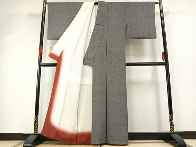平和屋着物●江戸小紋 花丸文 正絹 逸品 AABG4832fy