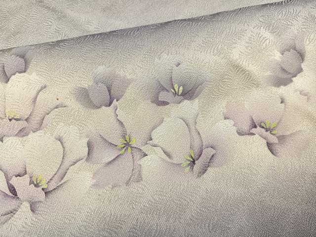 平和屋着物●訪問着 舞花文 暈し染め 正絹 逸品 AABG4845ph