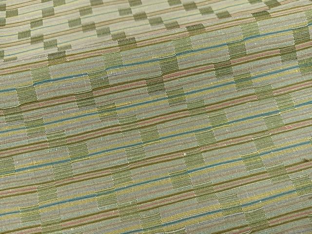 平和屋着物●菅原工房 菅原結作 漢方染紬 正絹 逸品 AABG4867ph