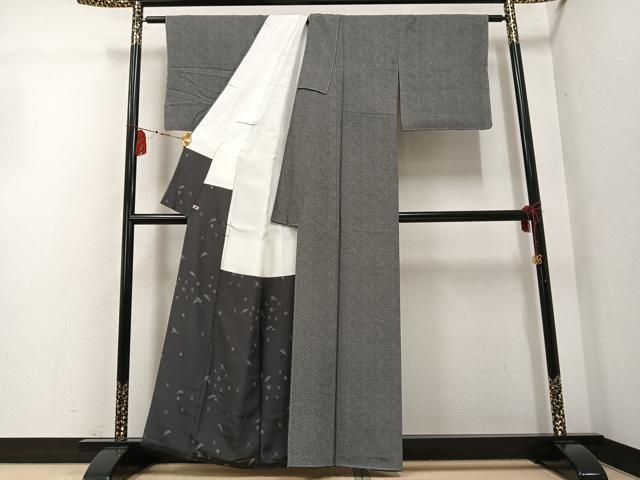 平和屋着物●江戸小紋染工房 小林染芸 小林茂徳 江戸小紋 恵比寿 大黒 さが美扱い 正絹 逸品 未使用 AABG4881ph