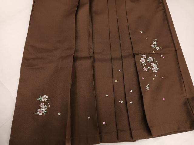 平和屋着物●女性 行灯袴 舞桜文 洗える着物 AABG4905ph