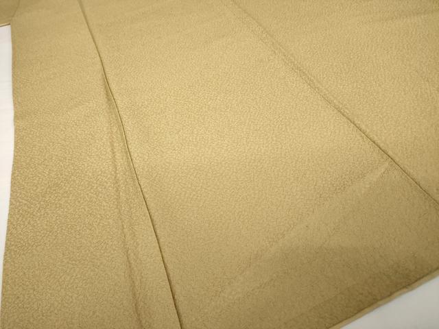 平和屋着物●上質な色無地 朽葉色 正絹 逸品 AABG4927ck