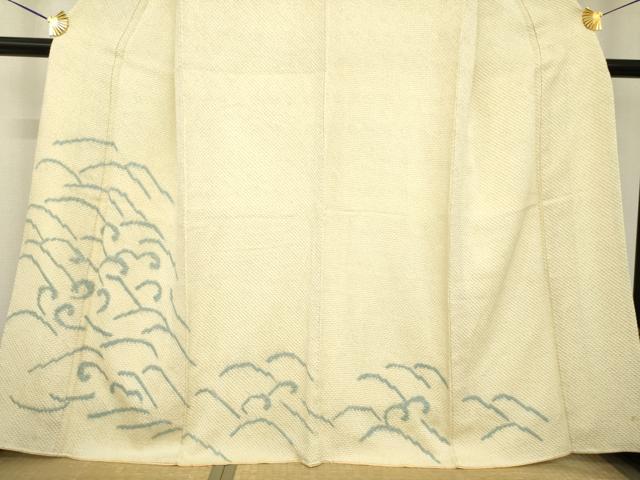 平和屋着物●訪問着 総絞り 立波文 高島屋扱い 正絹 逸品 AABG4959ck
