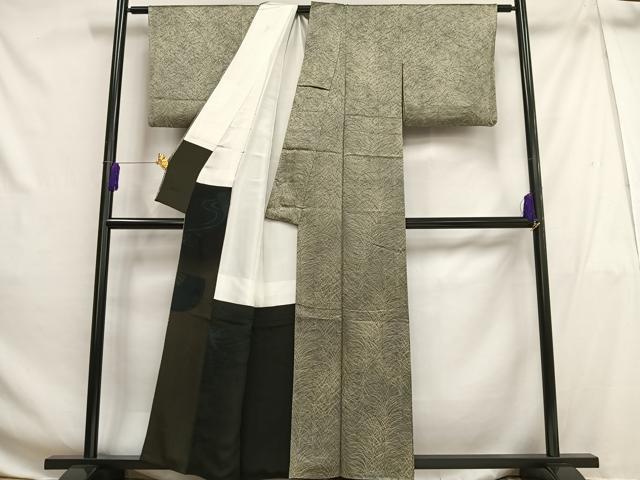 平和屋着物■上質な小紋 芝文 正絹 逸品 AABG5016oa