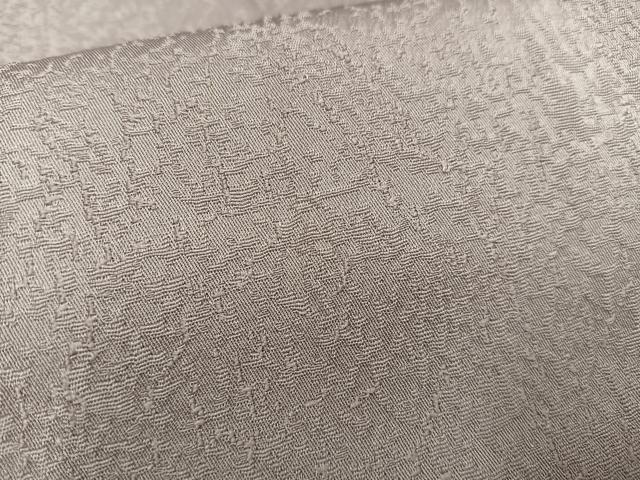 平和屋着物■上質な色無地 紋意匠 紅藤色 正絹 逸品 AABG5027oa