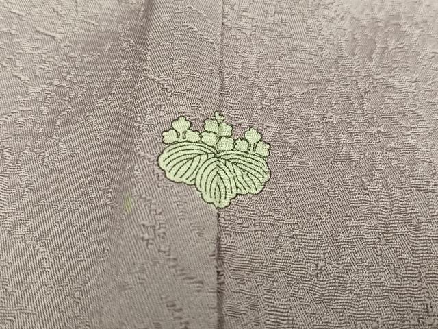 平和屋着物■上質な色無地 紋意匠 紅藤色 正絹 逸品 AABG5027oa
