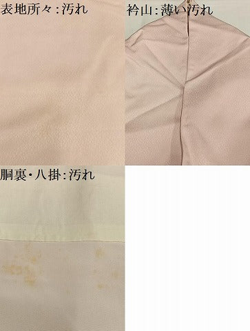 平和屋着物■訪問着 刺繍 草花雲重ね文 暈し染め 正絹 逸品 AABG5044oa