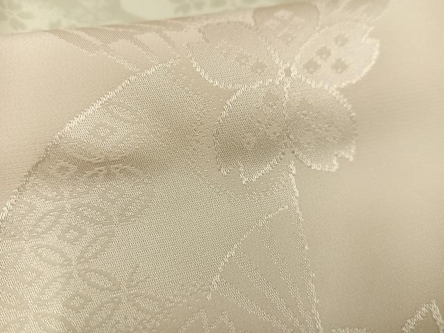 平和屋着物■長襦袢 無双仕立て 扇面花文 暈し染め 正絹 逸品 AABG5086oa