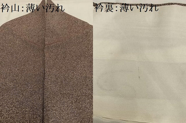 平和屋着物■江戸小紋 鮫小紋柄 正絹 逸品 AABG5096oa