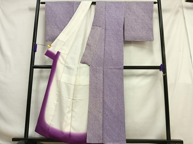 平和屋着物■大変加工の良い総絞り小紋 正絹 逸品 AABG5114oa
