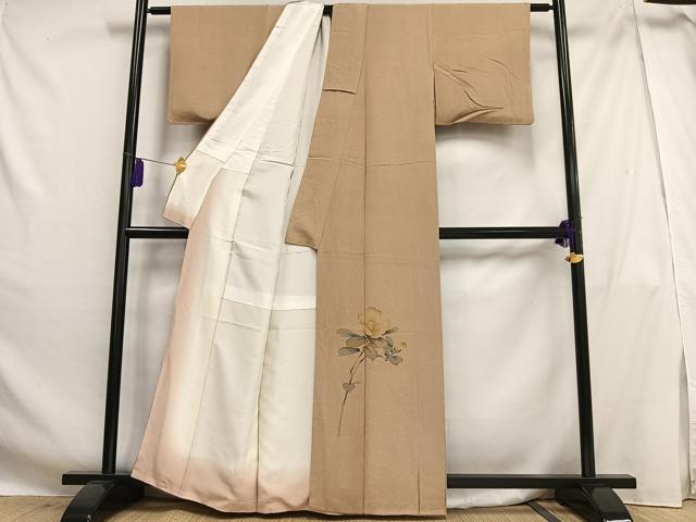 平和屋着物■色留訪問着 枝花文 正絹 逸品 AABG5188oa