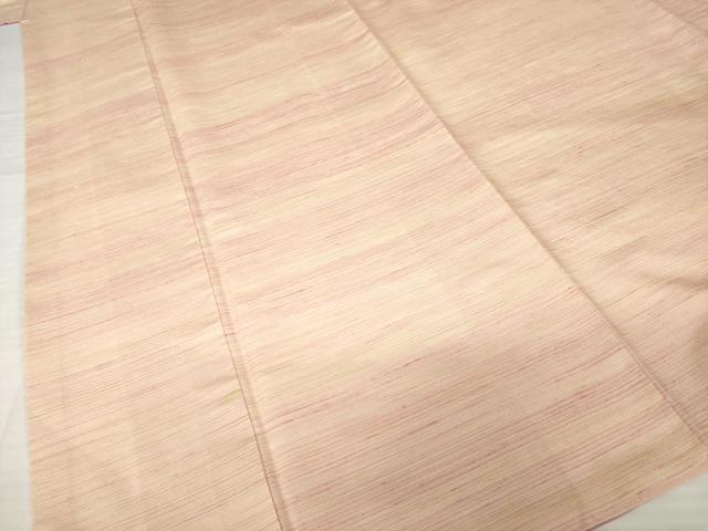 平和屋着物●紅花紬 米沢 霞文 ロング丈 正絹 逸品 AABG5201ck