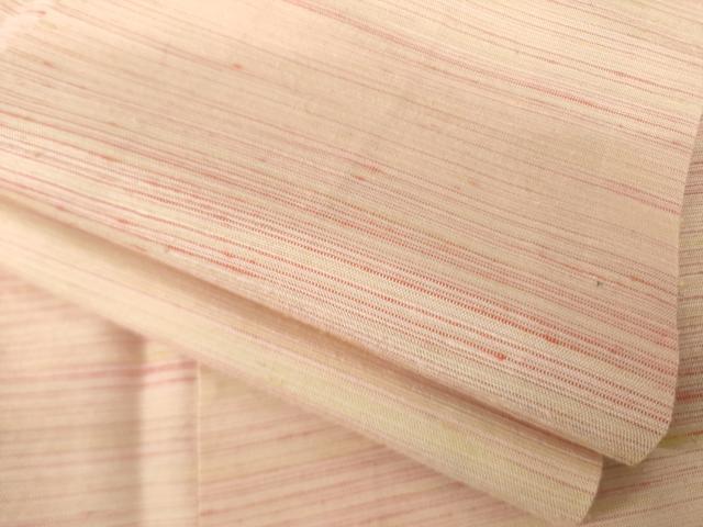 平和屋着物●紅花紬 米沢 霞文 ロング丈 正絹 逸品 AABG5201ck
