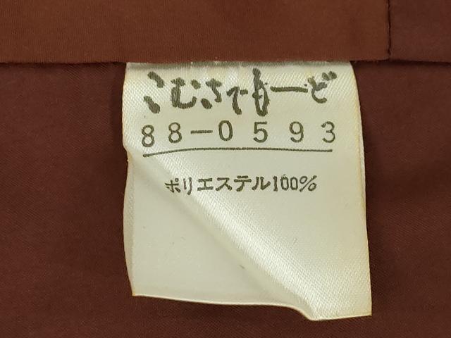 平和屋着物●こむさでもーど・COMME CA DU MODE 小紋 葡萄唐草文 洗える着物 AABG5207ck