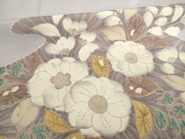 平和屋着物●訪問着 辻が花 松皮菱花文 正絹 逸品 AABG5267ck