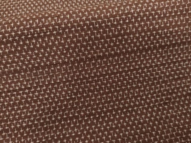 平和屋着物●上質な紬 十字 正絹 逸品 AABG5318cs