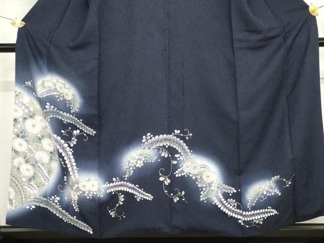平和屋着物●訪問着 辻が花 暈し染め 金彩 正絹 逸品 AABG5370cs