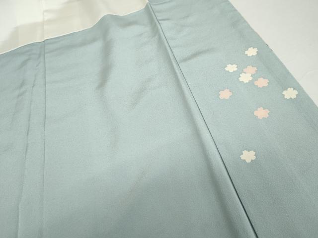 平和屋着物●訪問着 友禅 重ね山花丸文 暈し染め 金彩 正絹 逸品 AABG5380cs