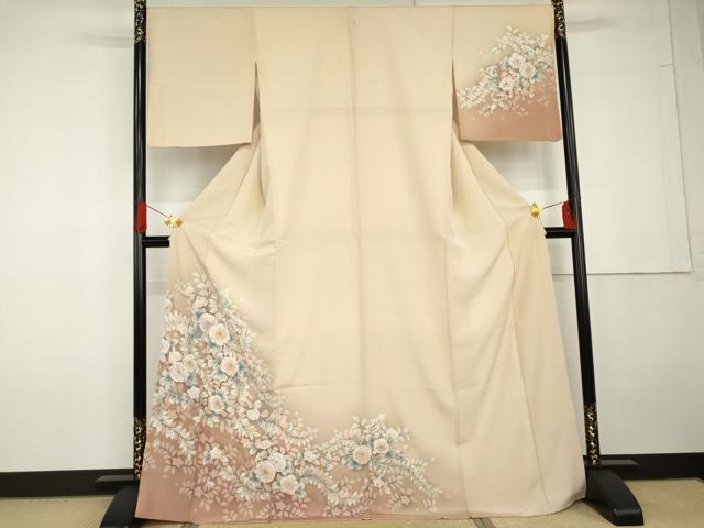 平和屋着物●訪問着 辻が花 絞り 暈し染め 正絹 逸品 AABG5385cs