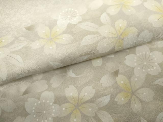 平和屋着物●訪問着 桜 暈し染め 金彩 正絹 逸品 AABG5388cs