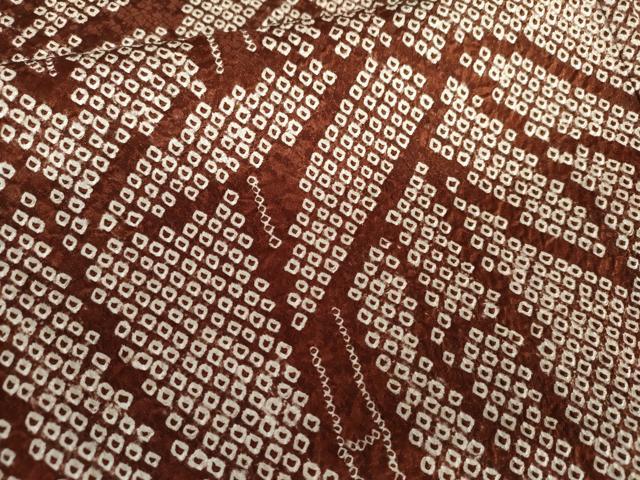 平和屋着物●訪問着 絞り 刺繍 笹竹枝花文 金糸 西武百貨店扱い 正絹 逸品 AABG5422cs