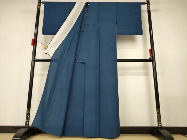 平和屋着物*夏物 色無地 絽 熨斗目花色 正絹 逸品 AABG5457jd
